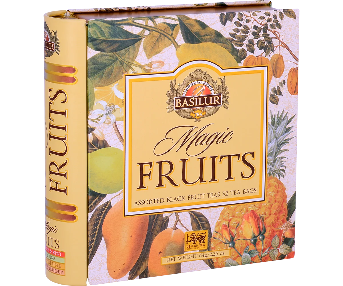 BASILUR Mix de Ceaiuri Magic Fruits 32x2g - Cutie Cadou Carte [0]