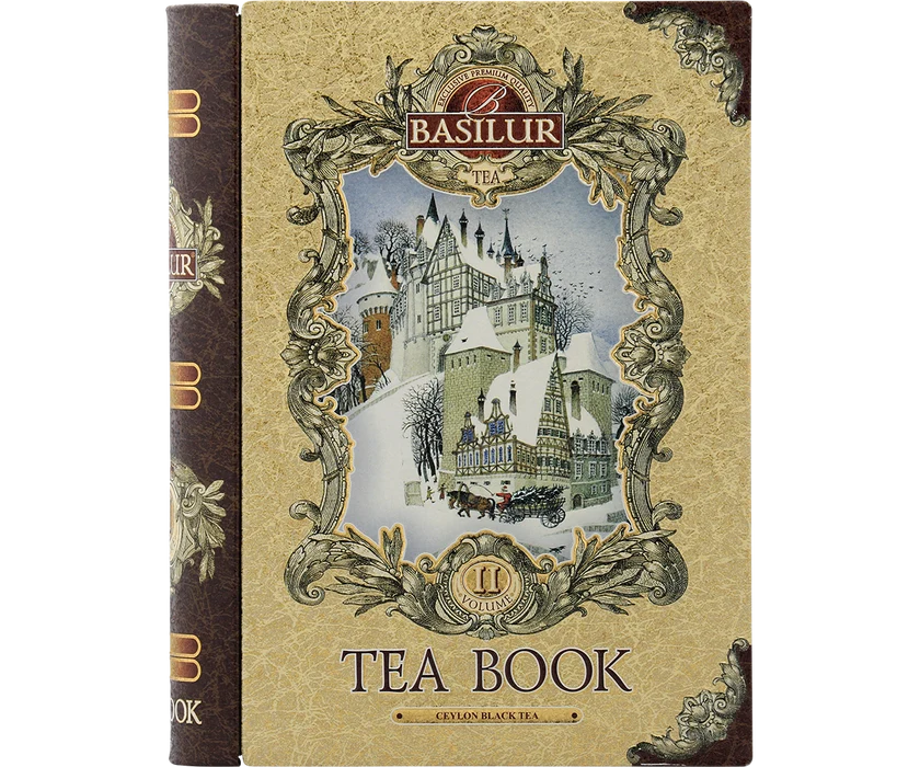 BASILUR Tea Book - Volumul II Ceai Negru Floral cu Papaya 100g Vrac - Cutie Cadou Carte [1]