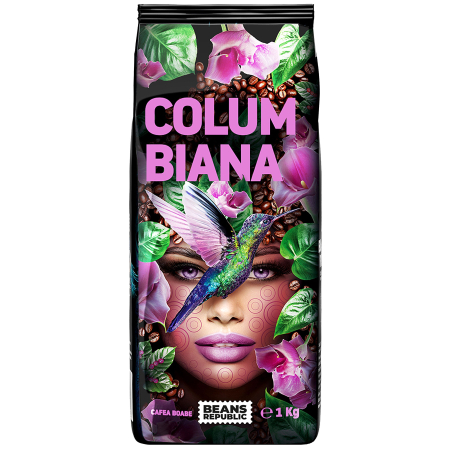 BEANS REPUBLIC Columbiana 100% Arabica - Cafea Boabe 1Kg