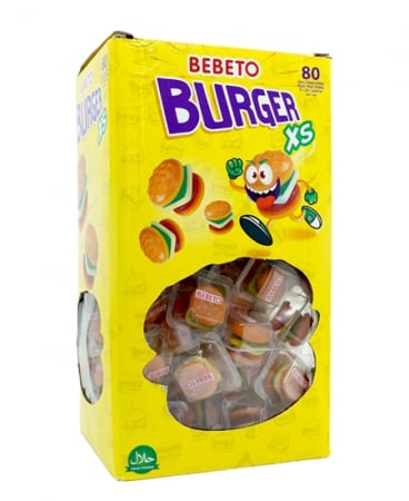 Dropsuri/Jeleuri - BEBETO Jeleu Burger 80x10.5g