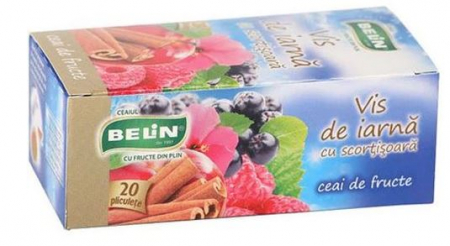 Ceai in Plic - BELIN Ceai cu Scortisoara - Vis de Iarna 20x2g