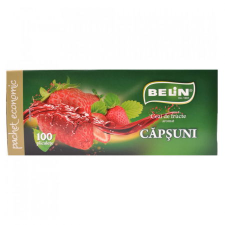 Ceai in Plic - BELIN Ceai de Capsuni 100x2g