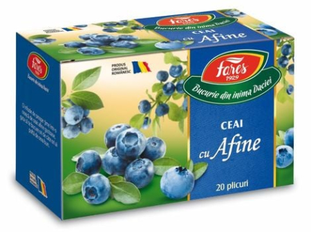 Ceai in Plic - FARES Ceai cu Afine 20x2g