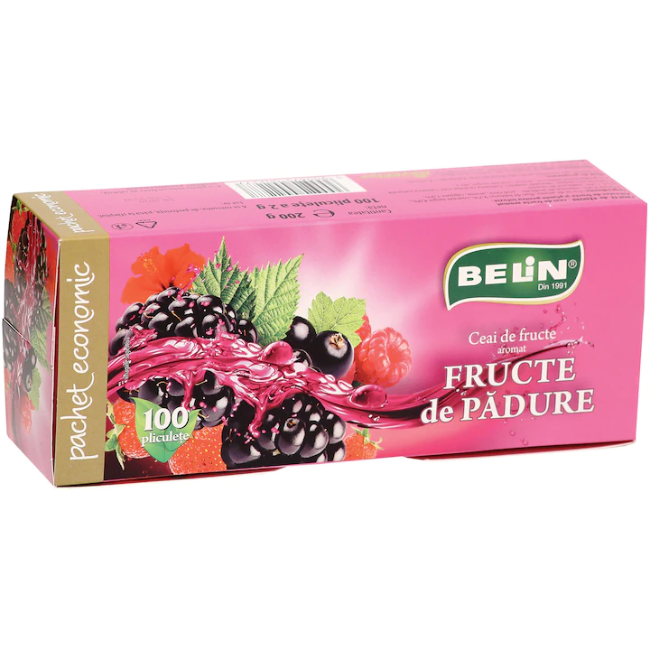Ceai in Plic - BELIN Ceai din Fructe de Padure 100x2g