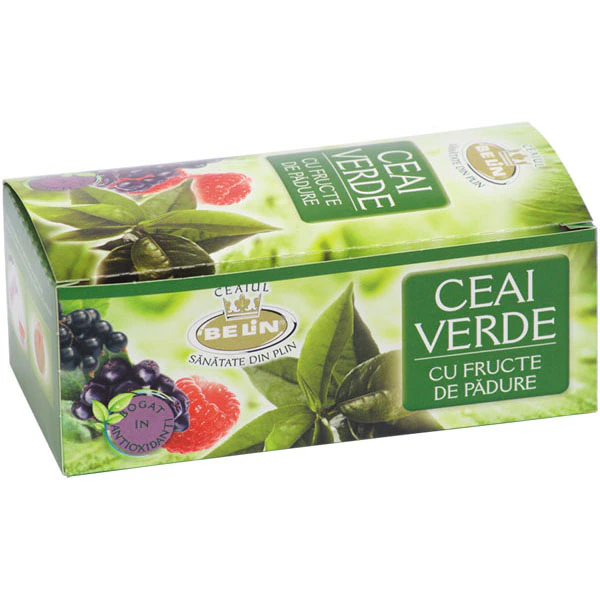 Ceai Premium - BELIN Ceai Verde cu Fructe de Padure 20x2g