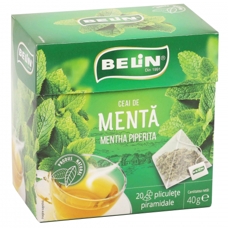 Ceai in Plic - BELIN Piramide Ceai de Menta 20x2g