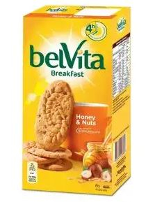 BELVITA Biscuiti Breakfast Cereale cu Alune si Miere 300g (6x50g) [1]