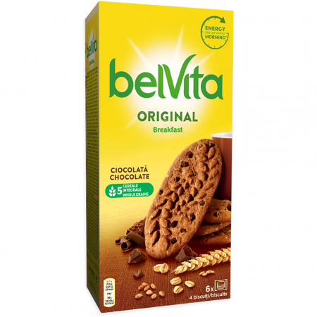 Biscuiti & Fursecuri - BELVITA Biscuiti Breakfast Cereale cu Ciocolata 300g (6x50g)