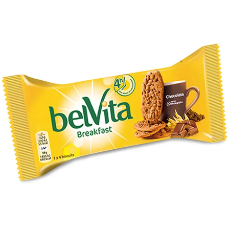Biscuiti & Fursecuri - BELVITA Biscuiti Breakfast cu Cereale si Ciocolata 1000g (20x50g)