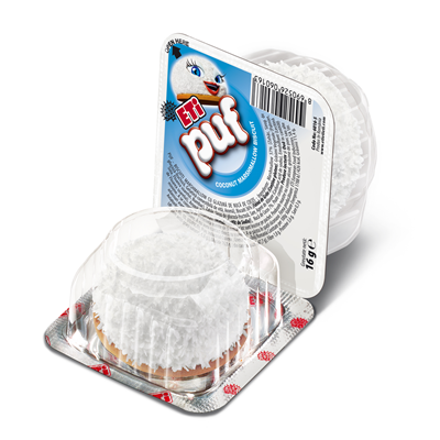 Biscuiti & Fursecuri - Biscuiti cu Bezea si Cocos ETI PUF 48X18g