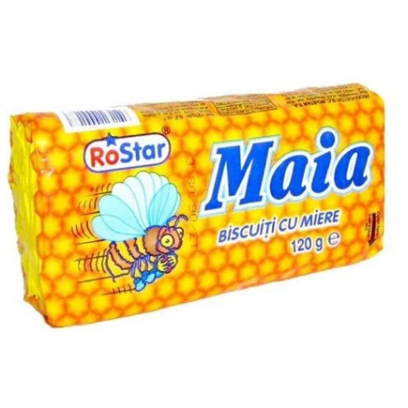 Biscuiti & Fursecuri - Biscuiti cu Miere Maia RO-STAR 120g