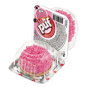 Biscuiti & Fursecuri - Biscuiti cu Spuma de Lapte si Capsuni ETI PUF 48x18g