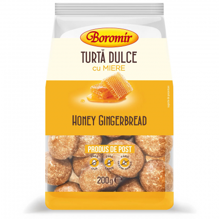 Prajituri Ambalate - BOROMIR Turta Dulce cu Miere 200g
