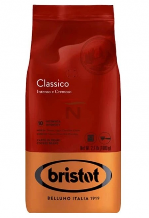 Cafea Boabe Premium - BRISTOT Classico Intenso & Cremoso Cafea Boabe 1kg