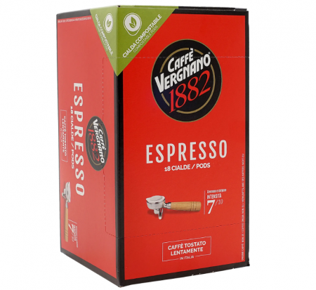 Promotii - CAFFE VERGNANO Espresso Paduri de Cafea ESE 18buc