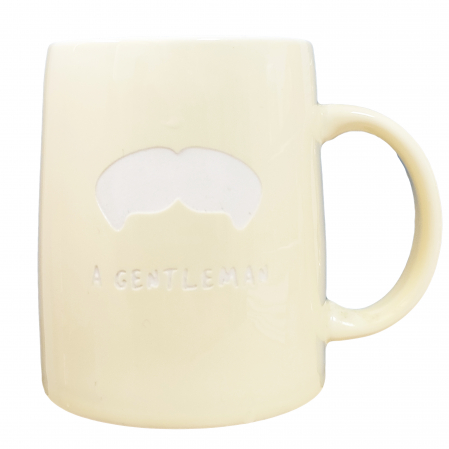 Cadouri - Cană din Ceramică - Gentelman Moustache - Galbena