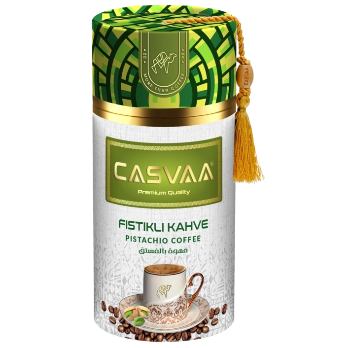 Cafea Măcinată - CASVAA Cafea Turceasca Macinata cu Arome - Cafea cu Fistic 250g