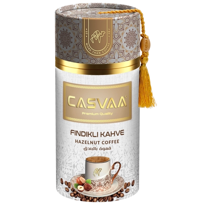 Cafea Măcinată - CASVAA Cafea Turceasca Macinata cu Arome - Cafea cu Alune de Padure 250g
