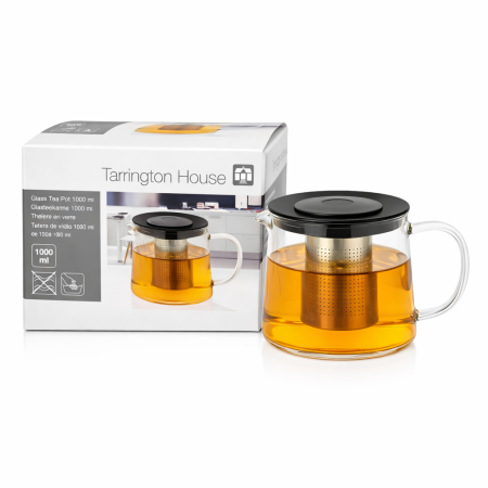 Ceainic din Sticla cu Infuzor pentru Ceai 1000ml [2]
