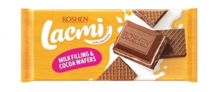 iocolata cu Crema de Lapte si Napolitana ROSHEN Lacmi 90g [1]