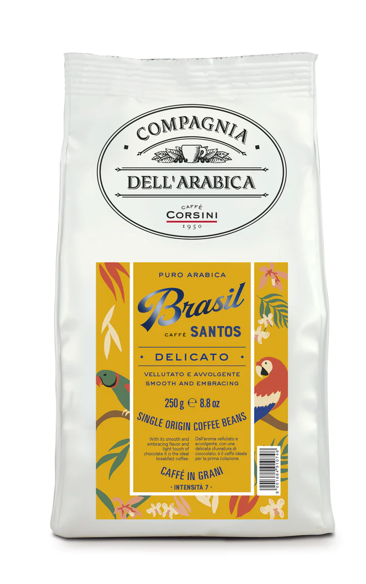 Cafea Măcinată - COMPAGNIA DELL'ARABICA Brasil Santos Cafea Macinata 250g