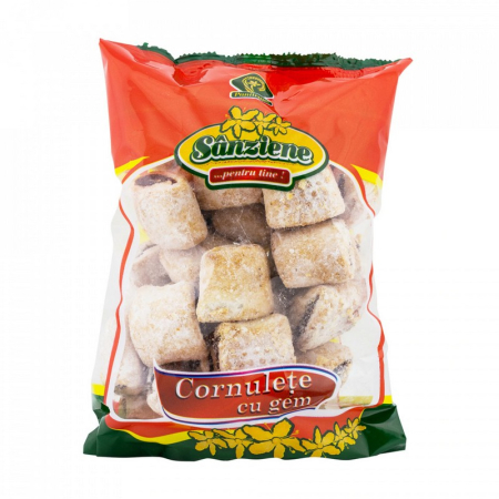 Biscuiti & Fursecuri - Cornulete cu Gem SANZIENE 450g