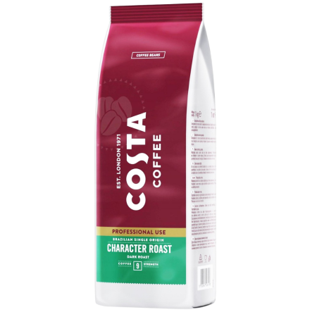 Cafea Boabe Premium - COSTA Brazilian Single Origin Character Roast Dark - Cafea Boabe 1kg