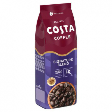 Cafea Boabe Premium - COSTA Signature Blend Dark Roast Ambalaj Mov Cafea Boabe 1Kg