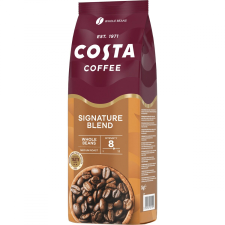 Cafea Boabe Premium - COSTA Coffee Signature Blend Medium Roast Cafea Boabe 1Kg