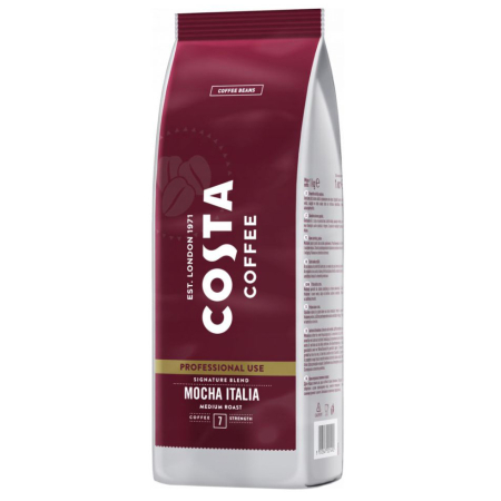 Cafea Boabe Premium - COSTA Signature Blend Mocha Italia Medium Roast - Prajire Medie -  Cafea Boabe 1Kg