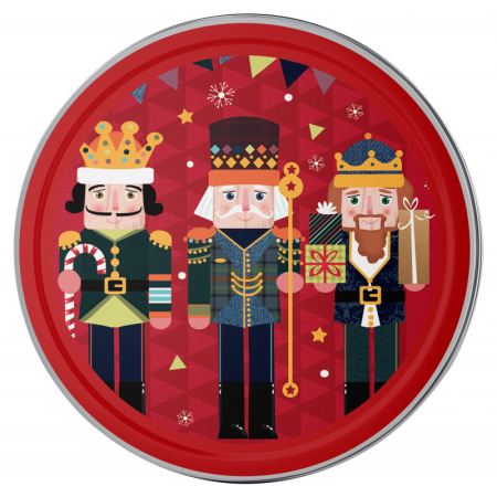 CRISTMAS RED Cookies (Fursecuri) cu Unt Cutie Metalica 454g [1]