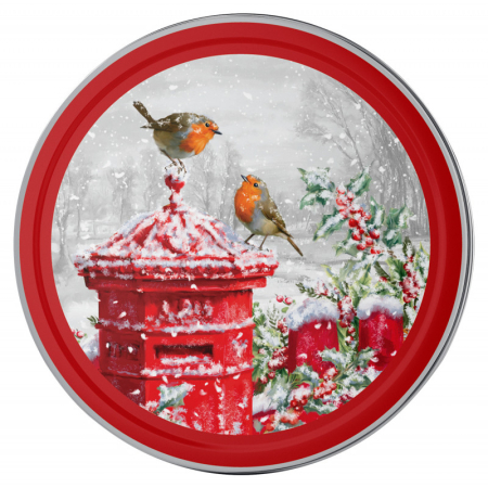 CRISTMAS RED Cookies (Fursecuri) cu Unt Cutie Metalica 454g [2]