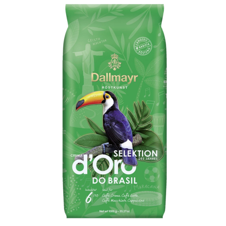 Cafea Boabe Premium - DALLMAYR Selektion Des Jahres Do Brasil Crema D`Oro - Cafea Boabe 1kg