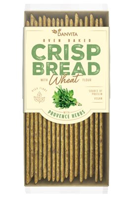 Dulciuri - DANVITA Pâine Crocantă din Făină de Grâu cu Ierburi de Provence 130g