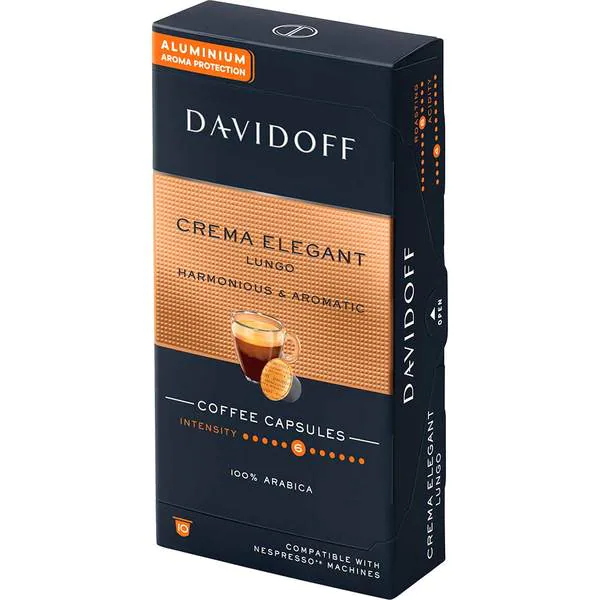 DAVIDOFF Capsule Nespresso Lungo Crema Elegant 10x5.5g [2]