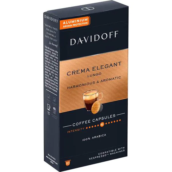 DAVIDOFF Capsule Nespresso Lungo Crema Elegant 10x5.5g [1]