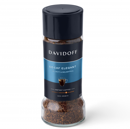 Specialități - DAVIDOFF Decaf Elegant Velvety & Delightful Cafea Instant, Solubila 100g