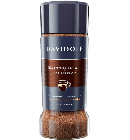 Specialități - DAVIDOFF Espresso 57 Dark & Chocolatey Cafea Instant 100g