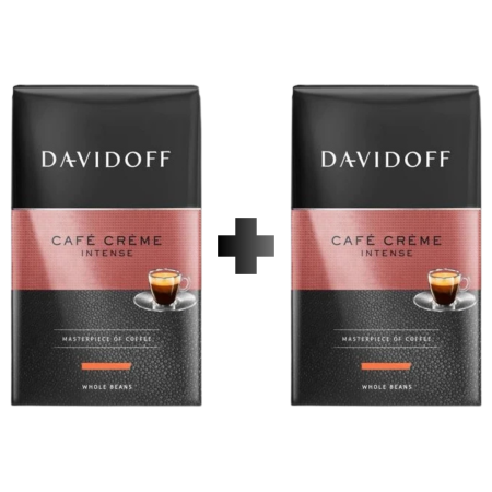 Promotii - DAVIDOFF Cafe Creme Intense Smooth & Rounded Cafea Boabe 1Kg (2x500g)