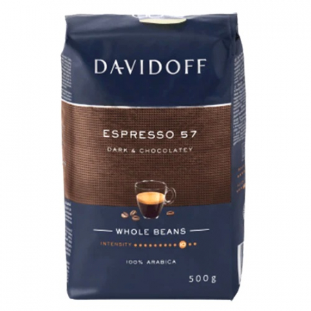 DAVIDOFF Espresso 57 Dark & Chocolatey Cafea Boabe 500g [0]