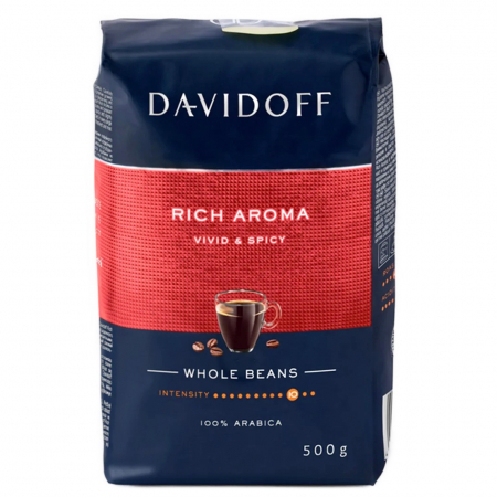 Cafea Boabe Premium - DAVIDOFF Rich Aroma Cafea Boabe 500g