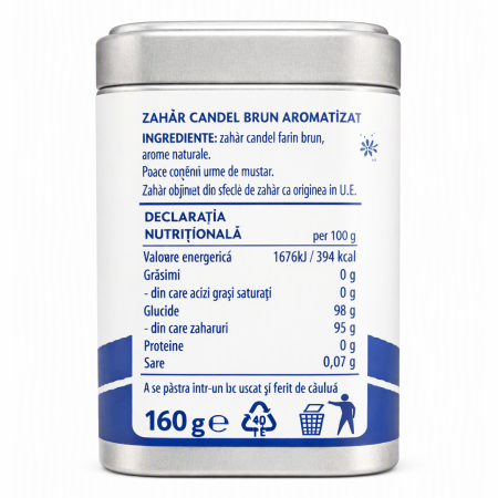 DIAMANT Sweet Winter Zahăr Candel Brun Aromatizat 160g [2]