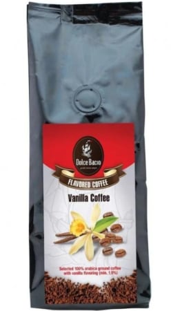 Cafea Măcinată - DOLCE BACIO Cafea Macinata cu Aroma de Vanilie 200g