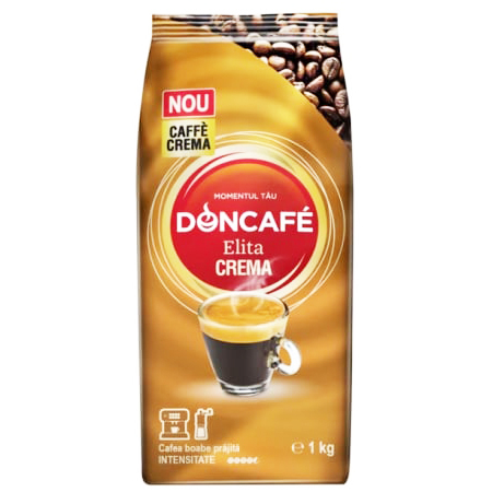 Cafea Boabe Premium - DONCAFE Elita Caffe Crema Cafea Boabe 1kg