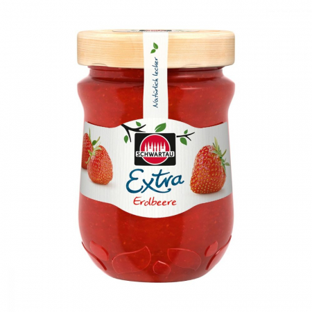 Gem si Dulceata din Fructe - Dulceata Extra de Capsuni SCHWARTAU 340g