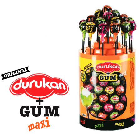 Dropsuri/Jeleuri - DURUKAN Gum Maxi Acadele cu Centrul din Guma de Mestecat 100x16g
