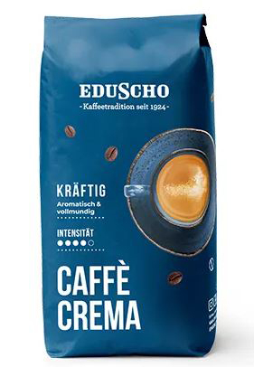 EDUSCHO Caffe Crema Strong Cafea Boabe 1kg [1]