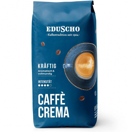 Cafea Boabe Premium - EDUSCHO Caffe Crema Strong Cafea Boabe 1kg