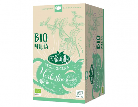 Ceai in Plic - EKO FAMILY Ceai Bio Organic de Menta 20x1.75g