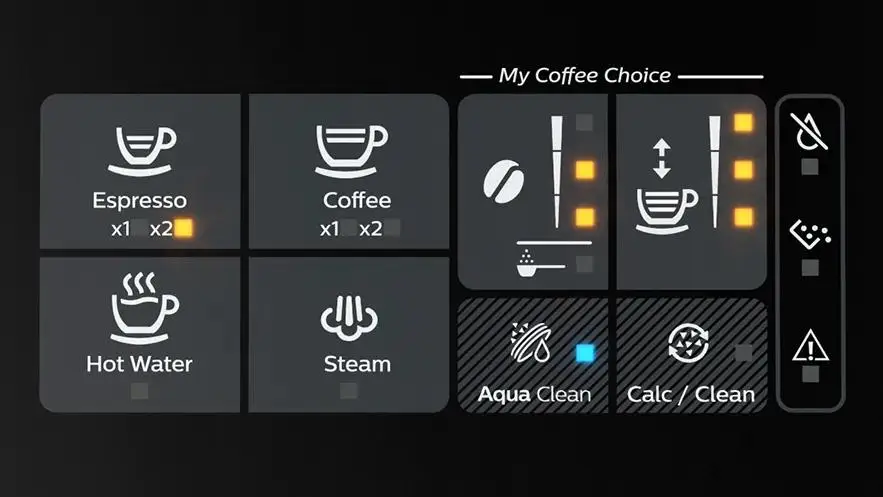 Espressor Automat PHILIPS EP2224/10 Seria 2200, 1500W, 15 bar, Sistem clasic de spumare, 2 bauturi, Afisaj tactil, 12 setari macinare, Rasnita ceramica, Negru [2]